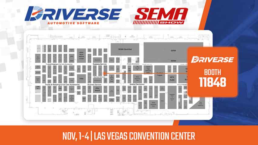 Driverse SEMA Map